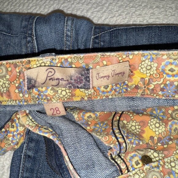 PAIGE Women Jimmy Jimmy,Straight-Legged Jeans Regular fit in Blue - 28 - Picture 5 of 13